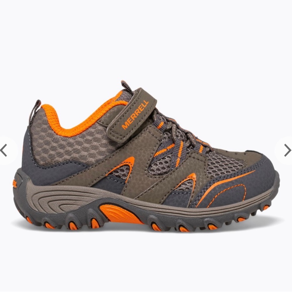 Merrell Toddler Sneaker Shoes Gray and Orange